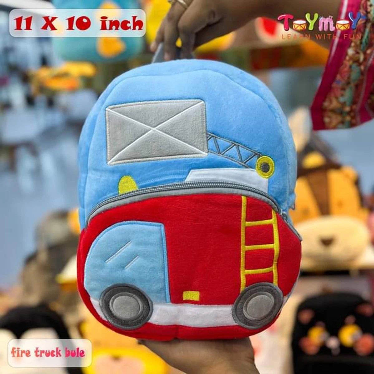 Bluemini Fire Truck Backpack Toy