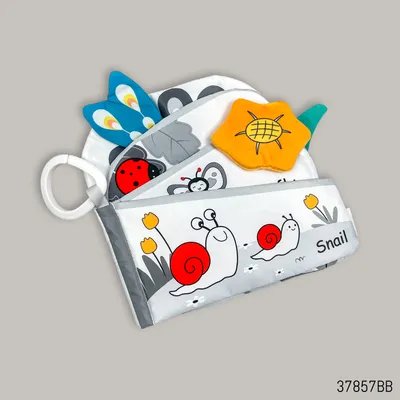 First Step Baby Cloth Books - Snail Design