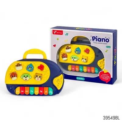 Funny Musical Piano Toy with Animal Sounds (4 Modes)