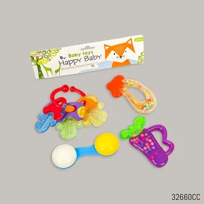 Happy Baby Rattles Set - 4 Pcs (3M+)