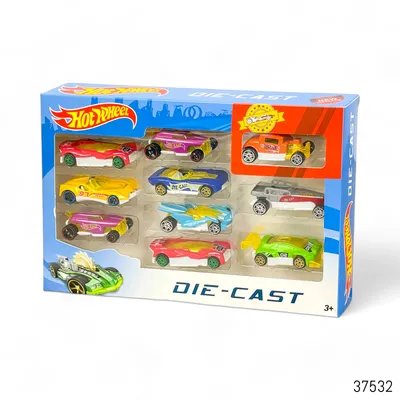 Hot Wheels Die-Cast Metal Car Set (10-Pack)