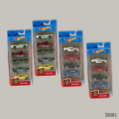 Hot Wheels Multi Character 5-Pack Die-Cast Vehicle Set