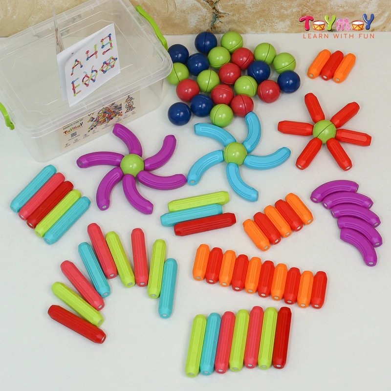88 Pcs Magnetic Stick STEM Educational Building Blocks