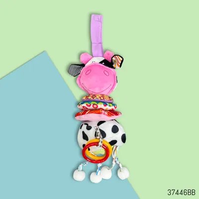 Hug Tug Musical Rattle Soft Plush Hanging Toy