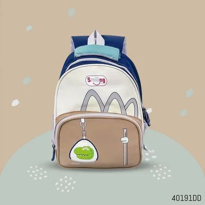Kids Cartoon Motif Oxford Fabric Backpack (13 Inch)
