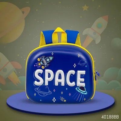 Kids Space Printed EVA Hard Shell Backpack (9.5 Inch) - 2 to 5 Years