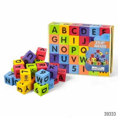 Learning Blocks Alphabet & Numbers EVA Foam 30Pcs Set