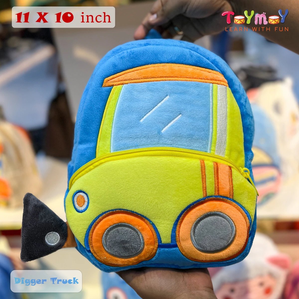 Digger Truck Mini Backpack for Kids