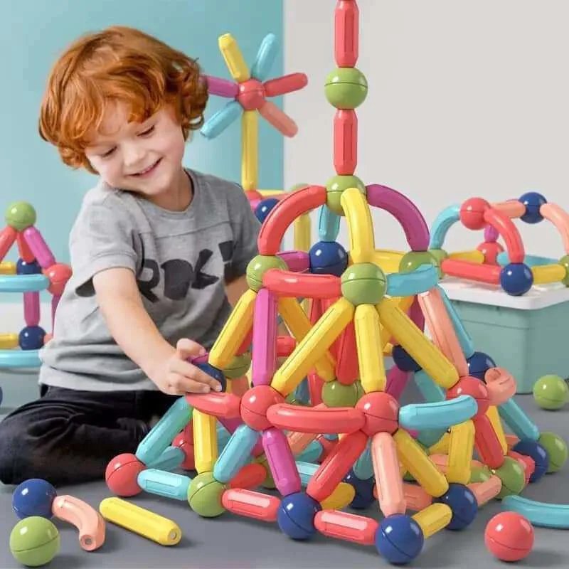 Magnetic STEM Building Blocks Educational Toy