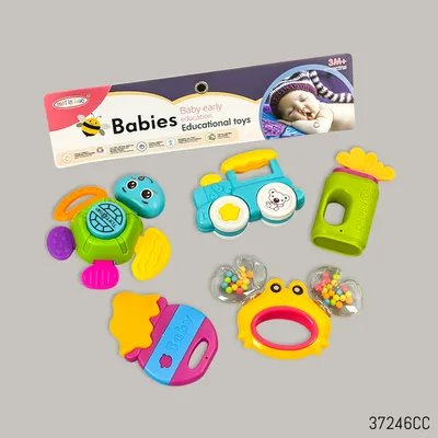 Meilebao Baby Rattles & Teether Toys Jhunjhuni Set - 5Pcs