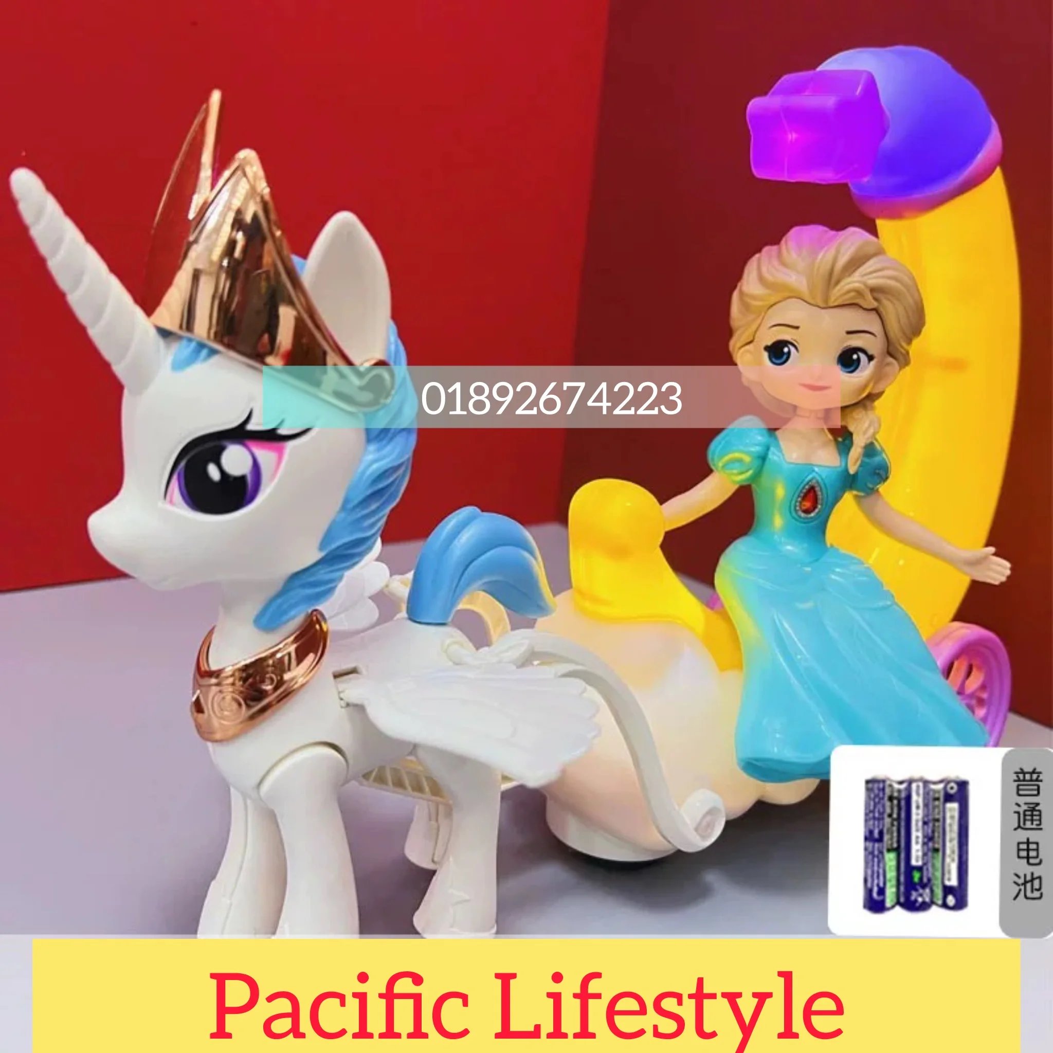 Moonlight Princess Unicorn Toy with Lights & Sounds