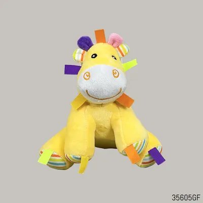 Musical Rattle Plush Animal Soft Toy Giraffe