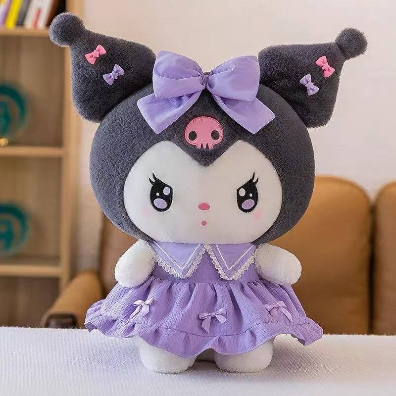 Melody Kuromi Princess Skirt Plush Toy