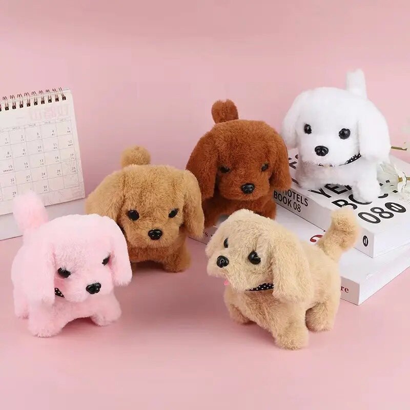 Electric Walking Dog & Jumping Chick Plush Toys