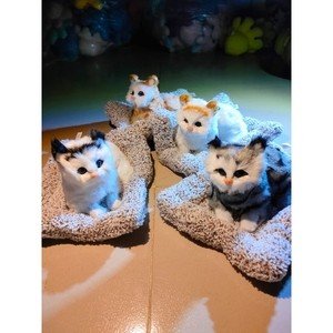 Cute Cat Plush Toy Doll - Soft Simulation Kitten Pillow