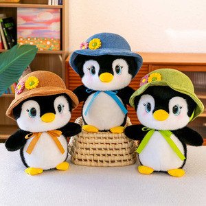 Penguin Round Cap Plush Toy Doll