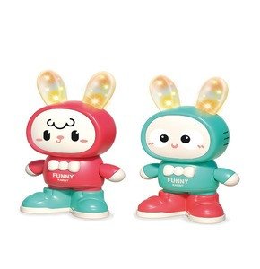 Electric Dancing Rabbit Toy with Lights and Sound