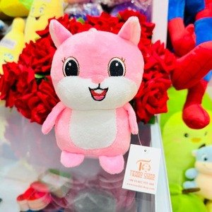 Squirrels Animal Plush Toy with Embroidery Face