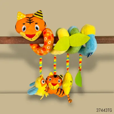 Baby Spiral Plush Activity Hanging Toy - Tiger
