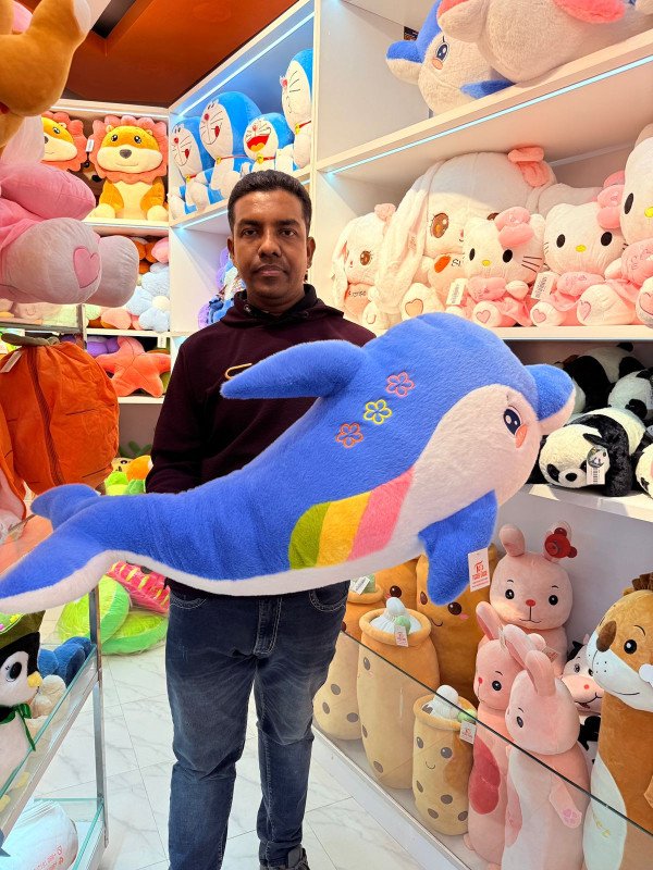 Dolphin Plush Pillow Stuffed Toy - Soft Aquarium Animal Gift