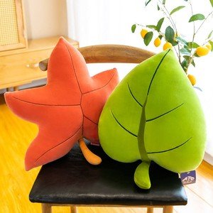 Leaf Cotton Pillow Plush Toy Pine Leaf Cushion