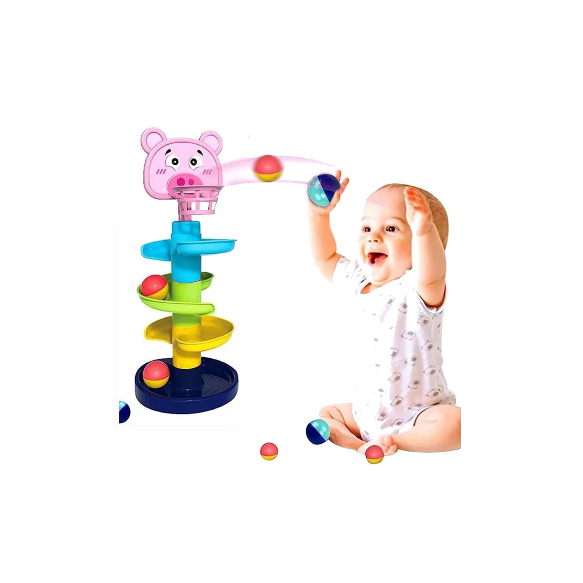 Buy 3-Layer Ball Drop Tower Toy for Kids in Bangladesh