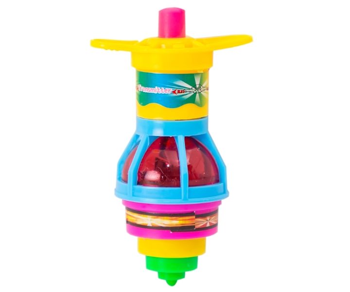 Buy LED UFO Light Up Flashing Spinning Top with Music in Bangladesh