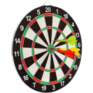 Buy 18-Inch Double Sided Flocking Dart Board with 6 Darts in Bangladesh