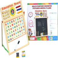 Buy 2-In-1 Wooden Educational Learning Board For Kids in Bangladesh