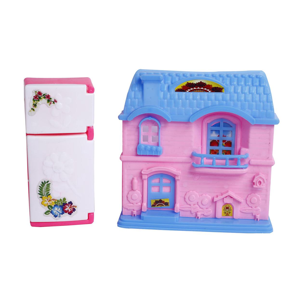 Buy Plastic Baby Toy House Set - Pink in Bangladesh
