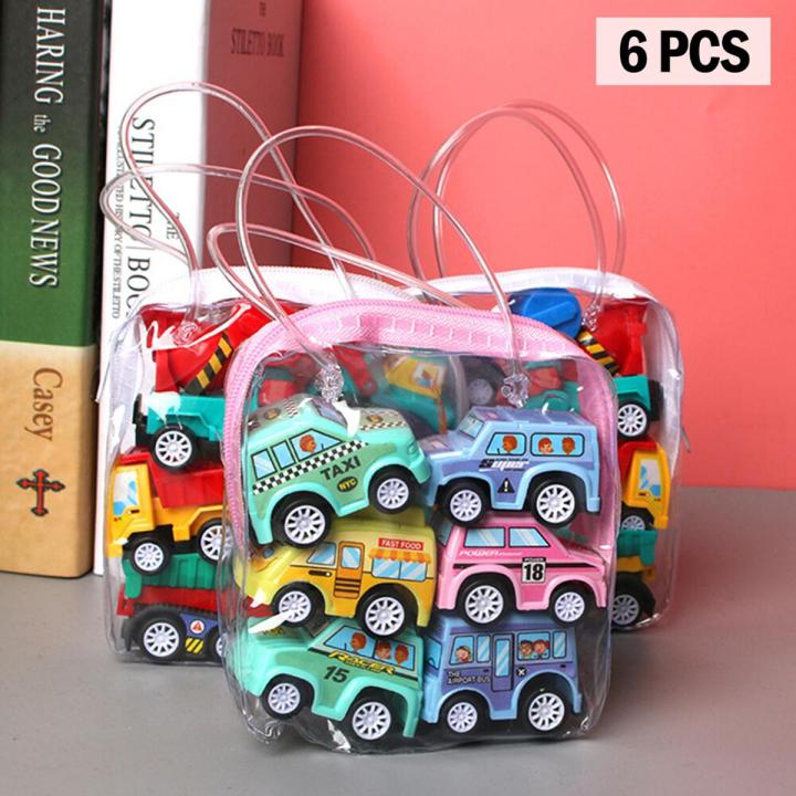 Buy 6 PCS Mini Pullback Car Toy Set for Kids in Bangladesh