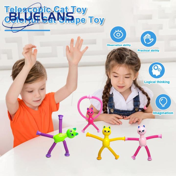 Buy Bluelans Telescopic Cat Pop Tube Toy with Suction Cup in Bangladesh