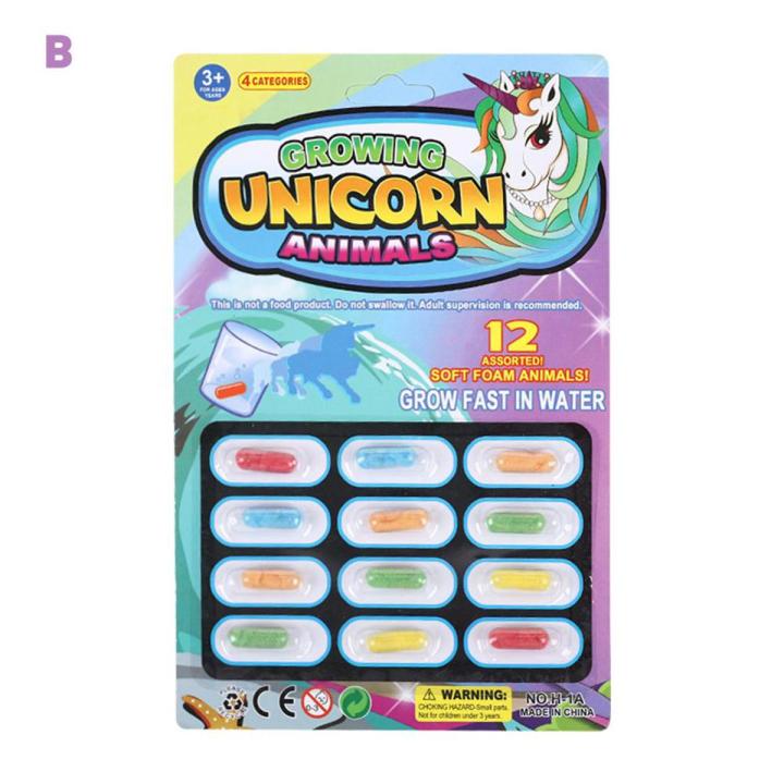 Buy 12pcs Assorted Grow In Water Soft Foam Animals in Bangladesh