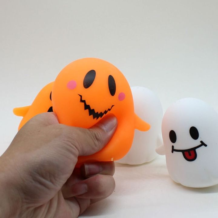 Buy Glowing Halloween Pumpkin Ghost Squeeze Fidget Toy in Bangladesh