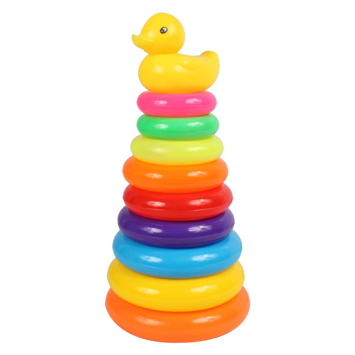Buy Rainbow Ring Tower Stacking Toy in Bangladesh