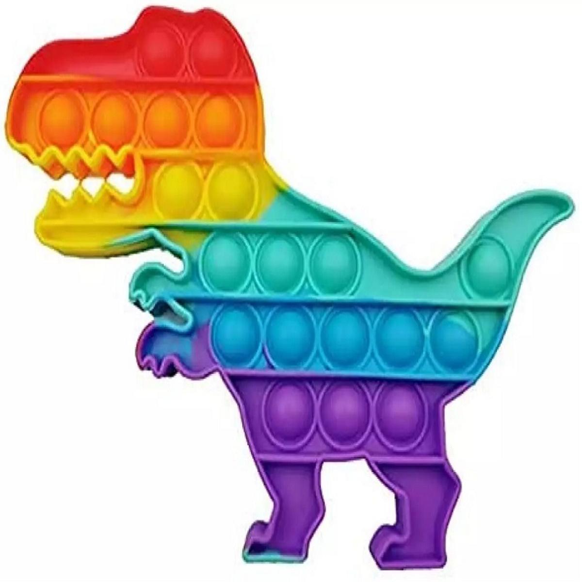 Buy Dinosaur Pop It Bubble Fidget Toy (Multicolor) in Bangladesh