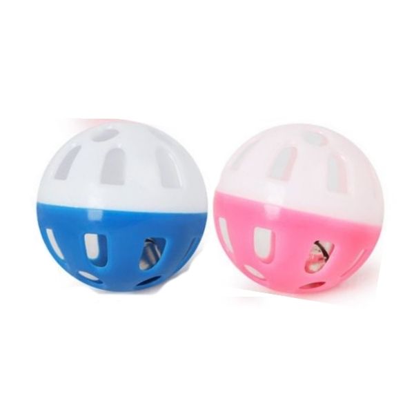 Buy 2 Pcs Cat Toy Ball with Jingle Bell in Bangladesh