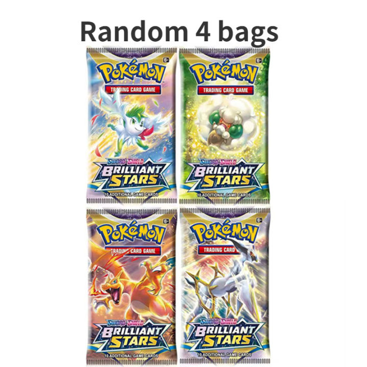 Buy Pokemon Brilliant Stars Trading Cards (Random 4 Packs) in Bangladesh