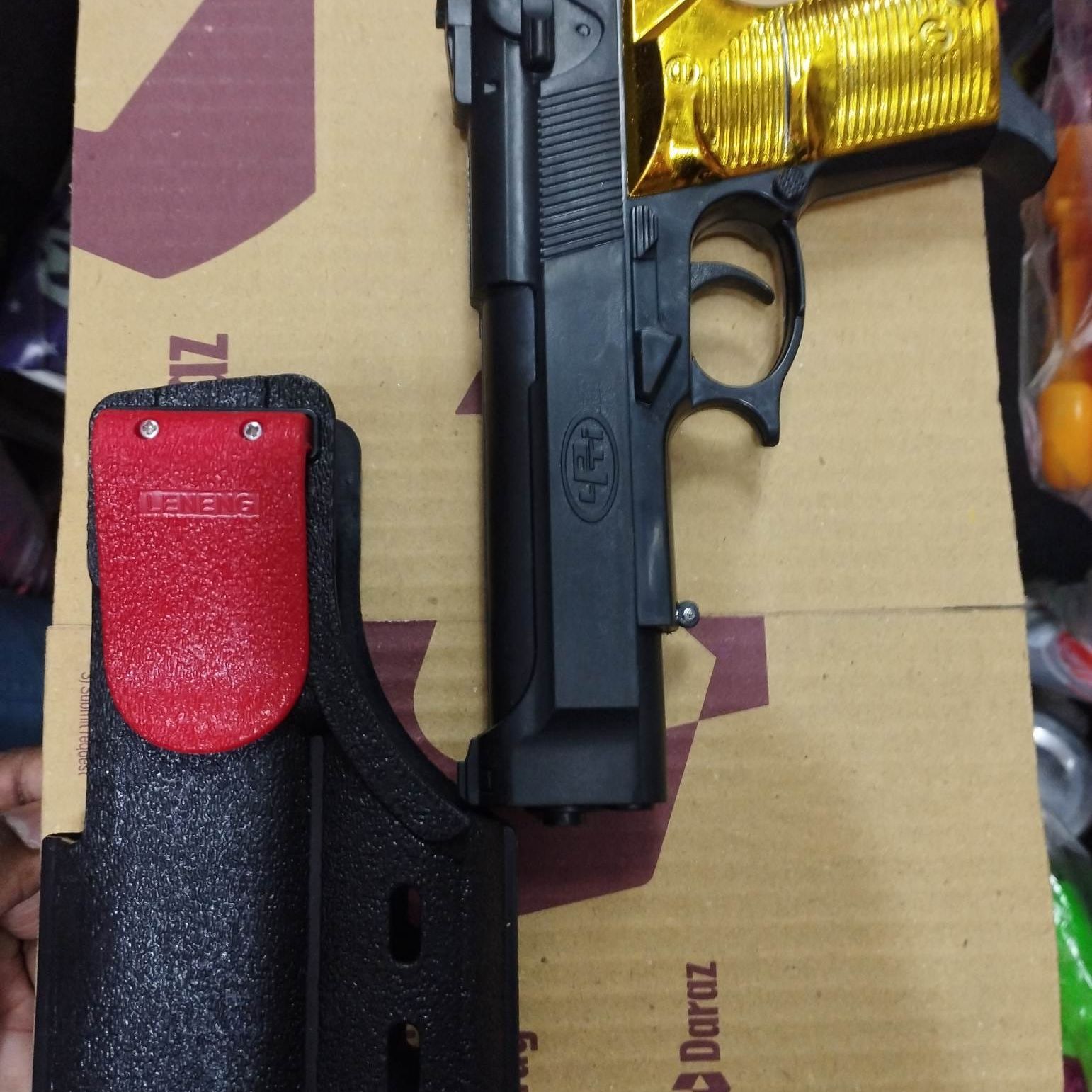 Buy Kids Toy Pistol with Holster Shooting Play Set in Bangladesh