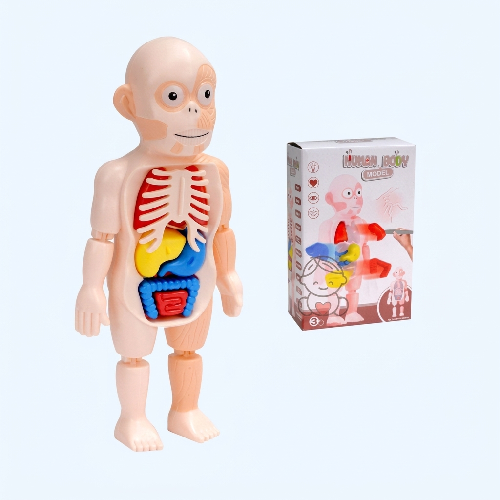 Buy 3D Puzzle Assembled Human Body Anatomy Model Educational Medical Science Toy in Bangladesh