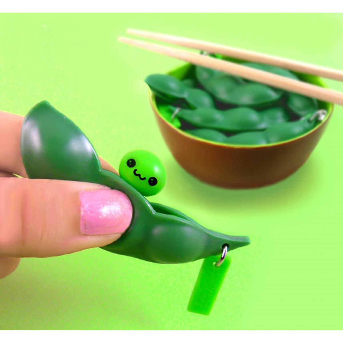 Buy Cute Stress Relief Edamame Fidget Toy in Bangladesh
