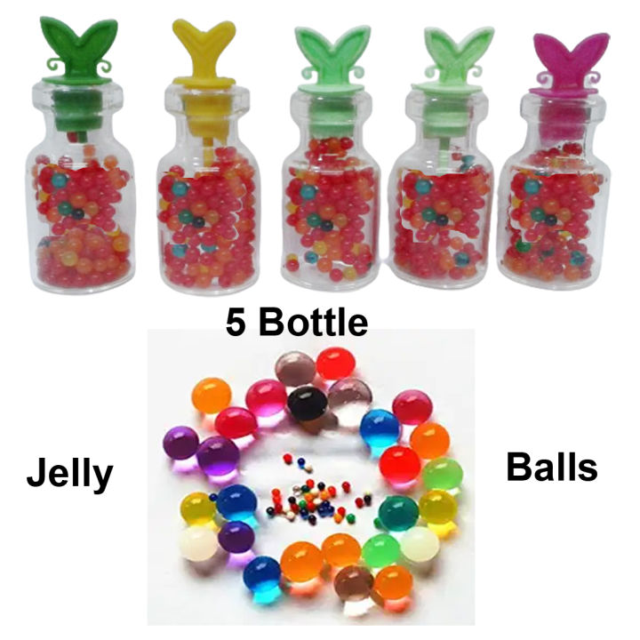 Buy Magic Jelly Balls with Bottles - 5 Bottles Set in Bangladesh