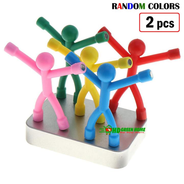 Buy Q Man Flexible Rubber Magnetic Person Toy (2 Pcs) in Bangladesh