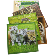 Buy Animals Puzzle Game (4pcs Set) in Bangladesh