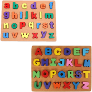 Buy Wooden Capital and Small Alphabet Puzzle Board Set in Bangladesh