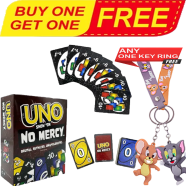 Buy UNO Show 'em No Mercy Card Game with Free Key Ring in Bangladesh