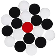 Buy Carrom Guti Set and Striker with Extra 5 Guti in Bangladesh