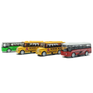 Buy High Quality ABS Plastic Bus Toy Set Of 4 in Bangladesh