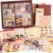 Buy Vintage Aesthetic Journal Kit with Scrapbook Supplies in Bangladesh
