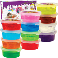Buy Kids Crystal Clay Slime Toys - 12 Pcs Set in Bangladesh